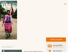 Tablet Screenshot of adra.org.br
