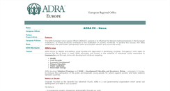 Desktop Screenshot of adra.eu