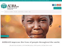 Tablet Screenshot of adra.org.uk