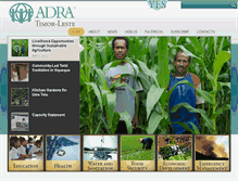 Tablet Screenshot of adra.tl